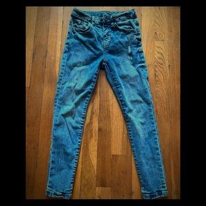 Zara boys blue skinny jeans size 8 years old